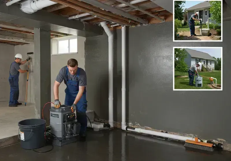 Basement Waterproofing and Flood Prevention process in East Dubuque, IL